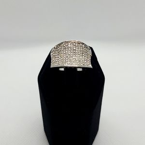 Womens Size 6 s925 paved CZ fashion ring